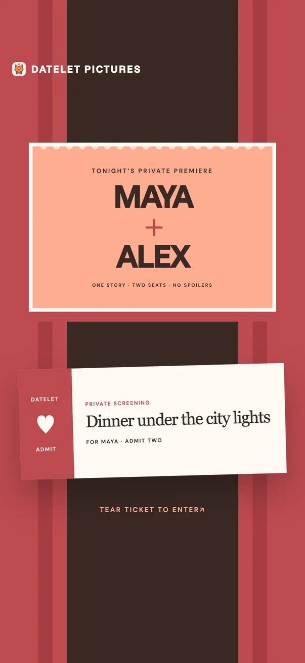 Afterglow Cinema invitation example